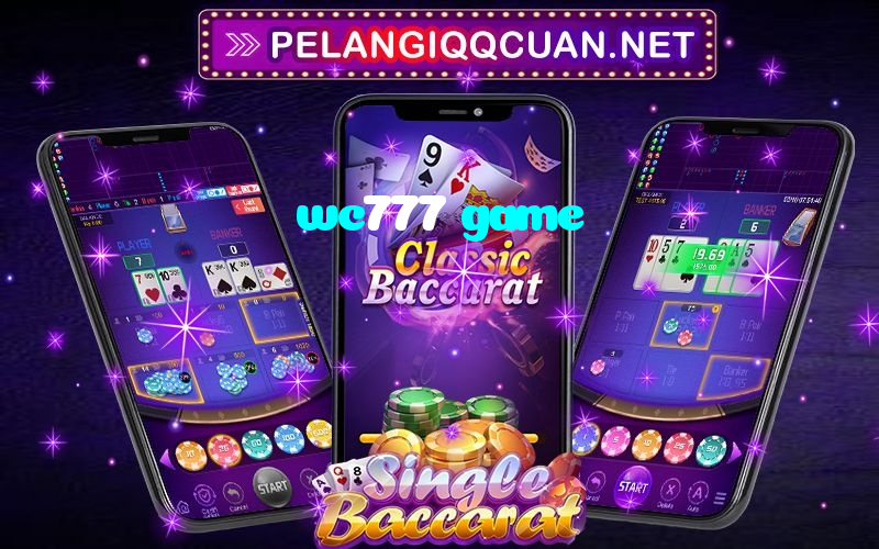 wc777 game casino presented on mobile device in Pakistan with slots and live games